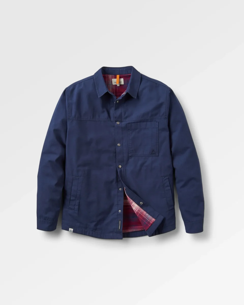 Chemise Doublée en Flanelle Way - Bleu Marine Rich
