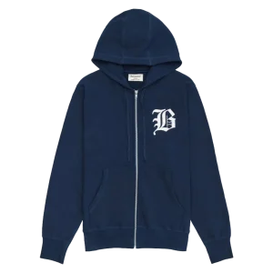 Castle Zip Hoodie | Navy