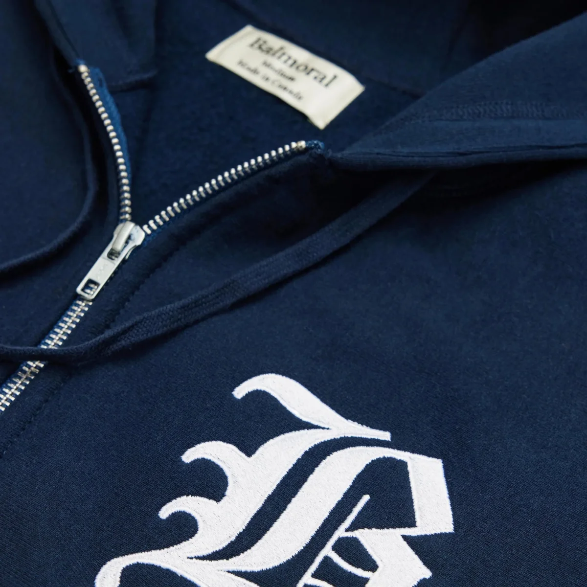 Castle Zip Hoodie | Navy – Image 3