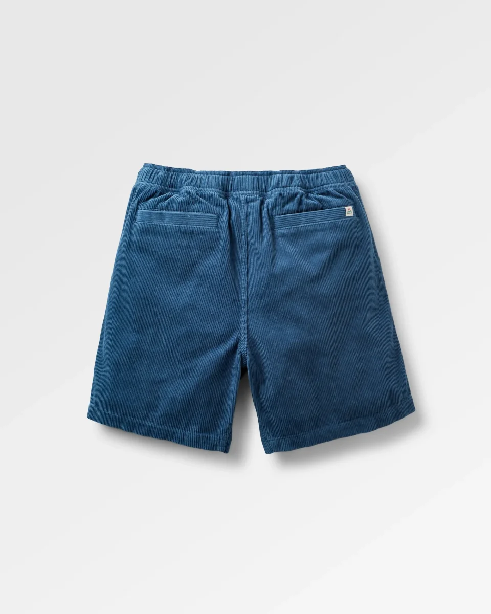 Short en Coton Côtelé Shack - Denim Foncé – Image 7