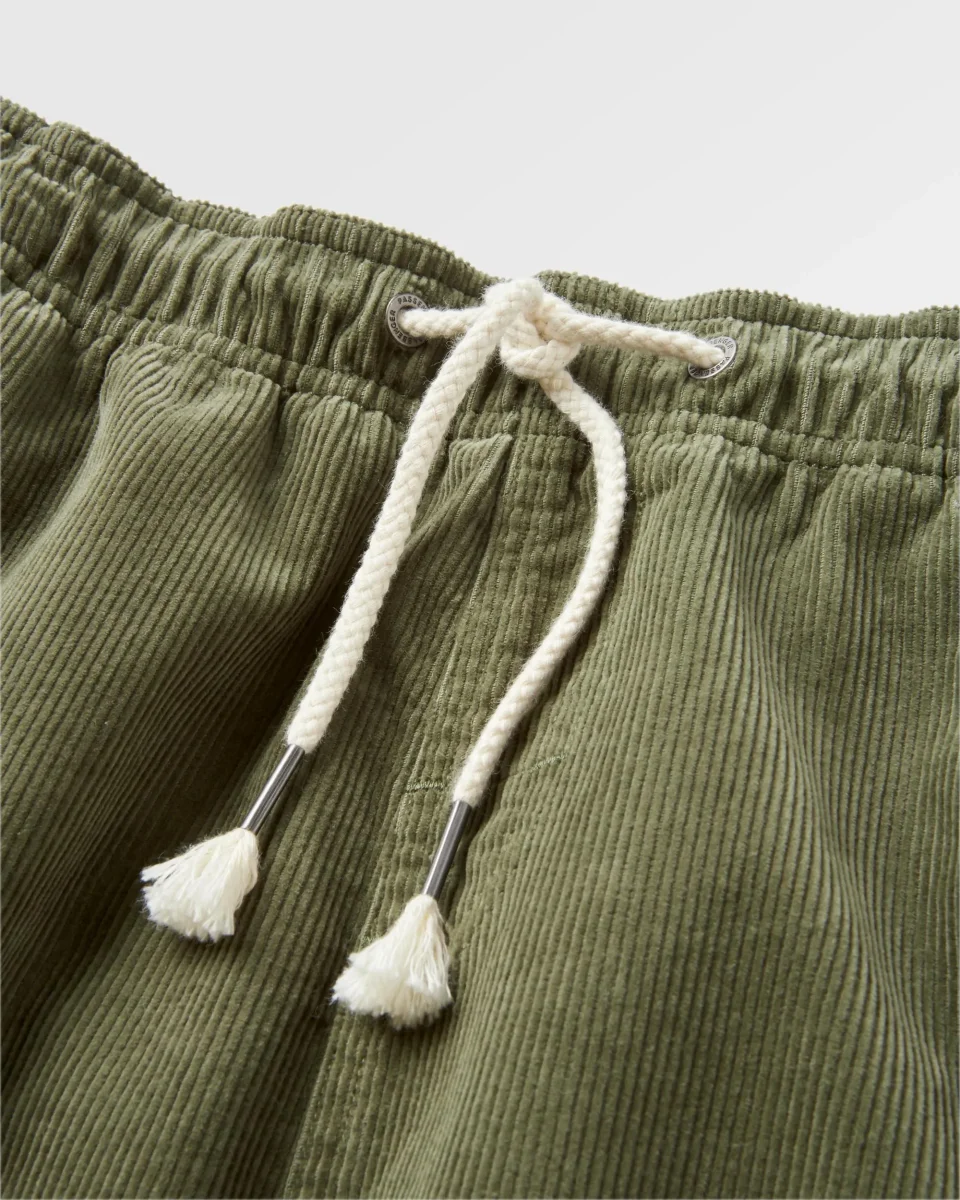 Short en Coton Côtelé Drifter - Olive Poudrée – Image 3